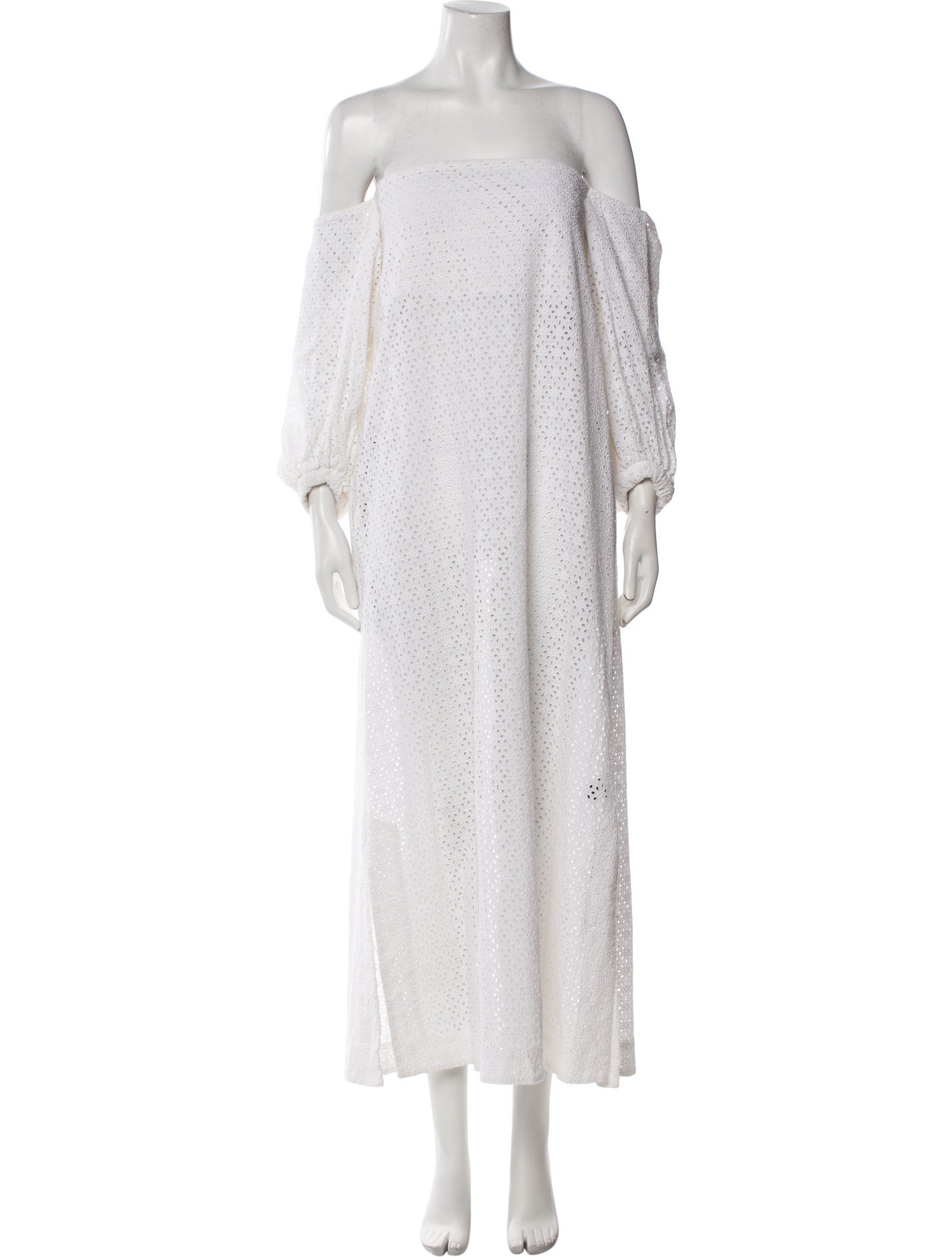 Lisa Marie Fernandez Off-The-Shoulder Long Dress