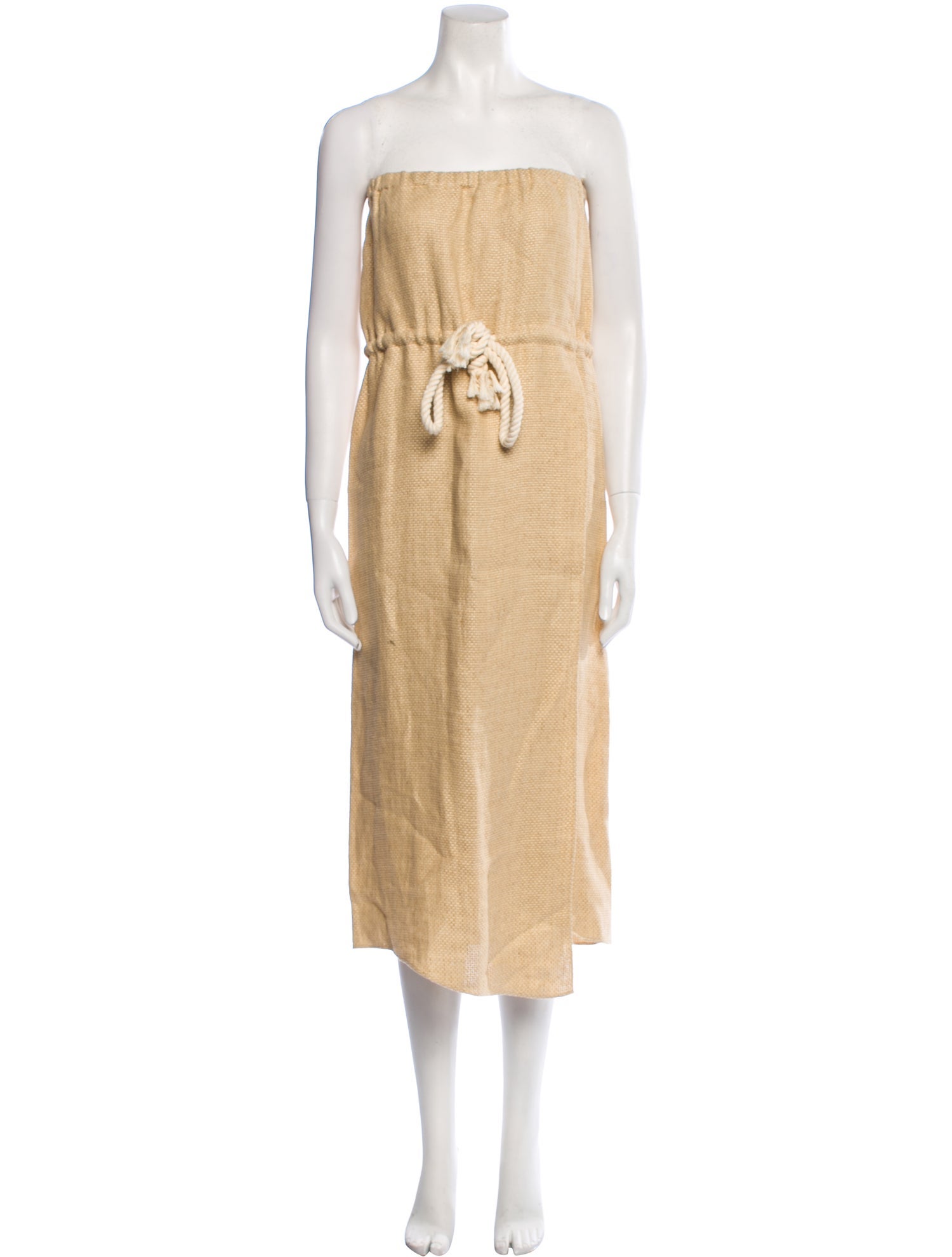 Lisa Marie Fernandez Linen Midi Length Dress