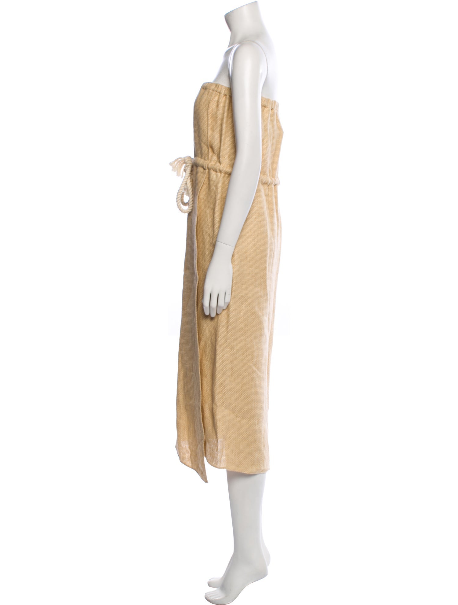 Lisa Marie Fernandez Linen Midi Length Dress