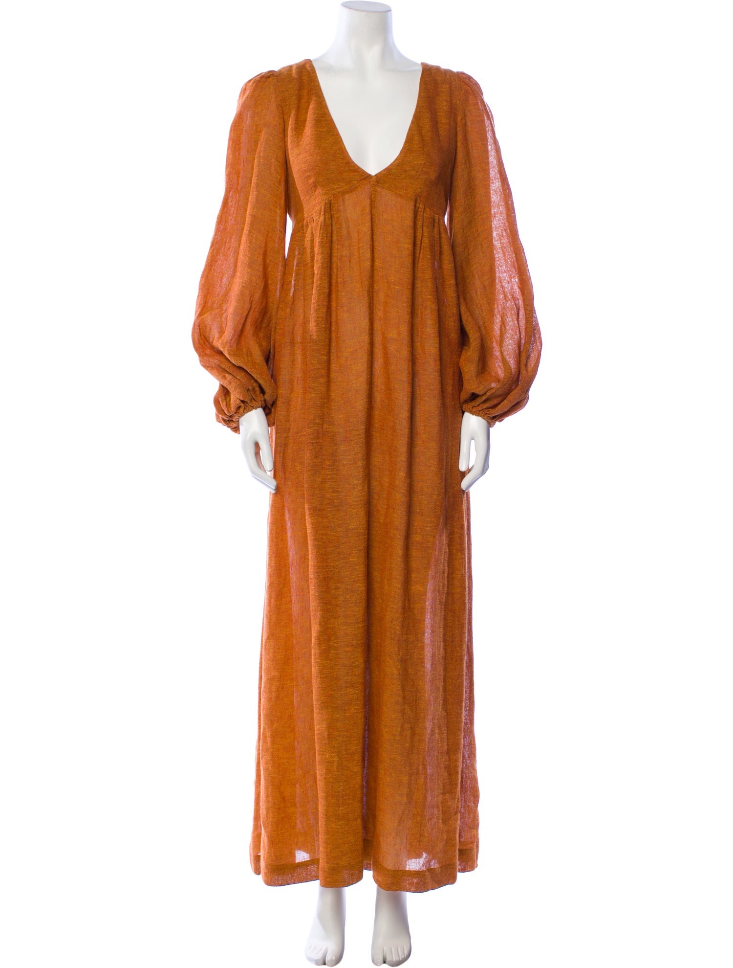 Lisa Marie Fernandez V-Neck Long Dress