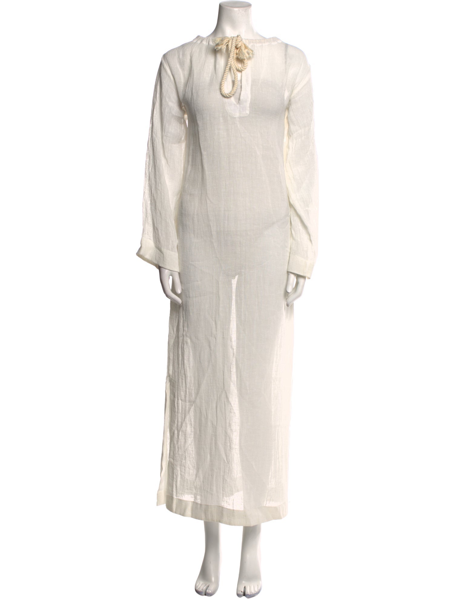 Lisa Marie Fernandez Mock Neck Long Dress