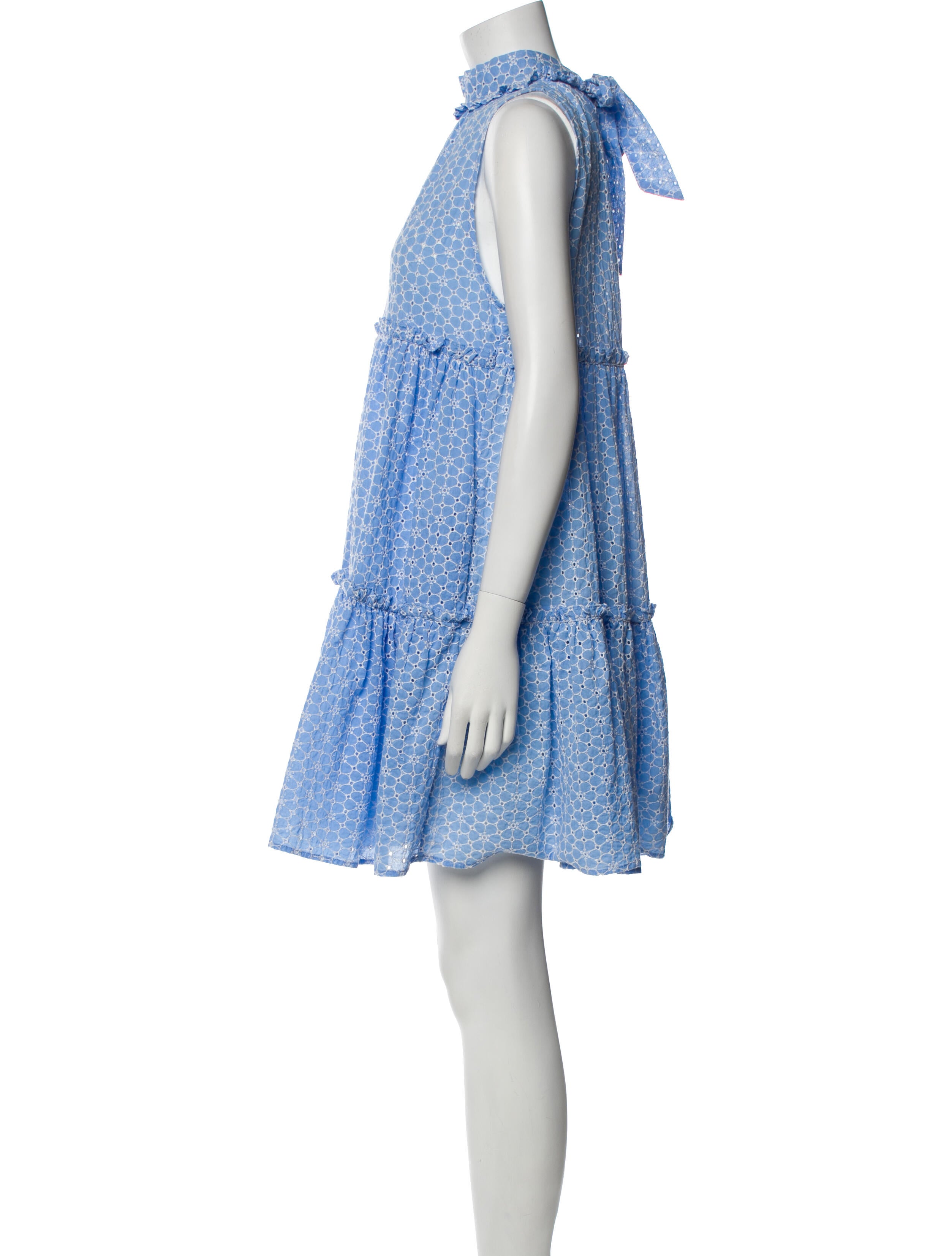 Lisa Marie Fernandez Floral Print Mini Dress