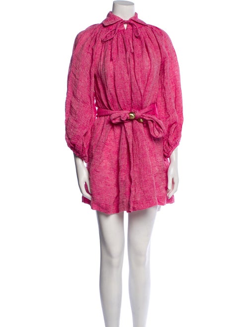 Lisa Marie Fernandez Linen Mini Dress