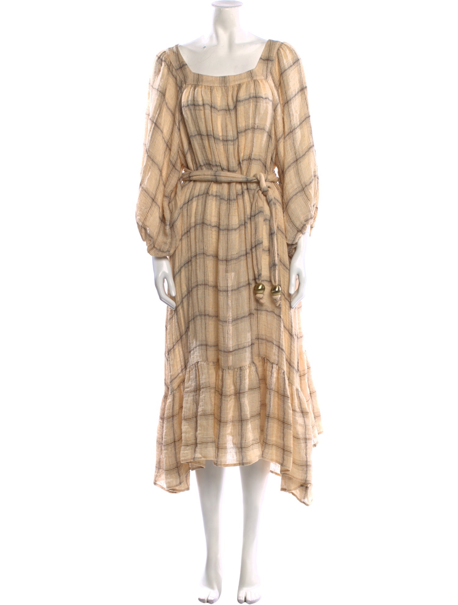 Lisa Marie Fernandez Linen Midi Length Dress