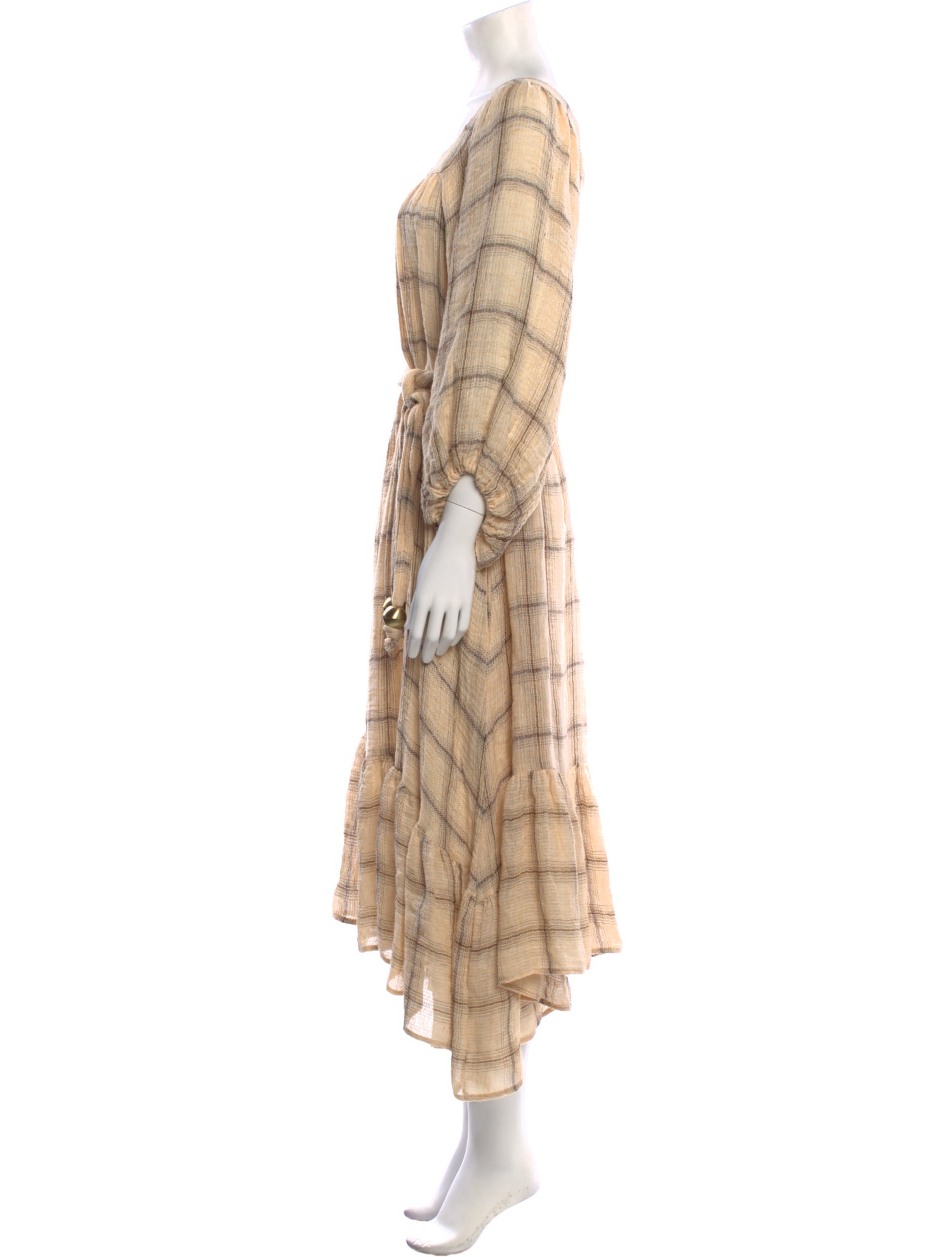 Lisa Marie Fernandez Linen Midi Length Dress