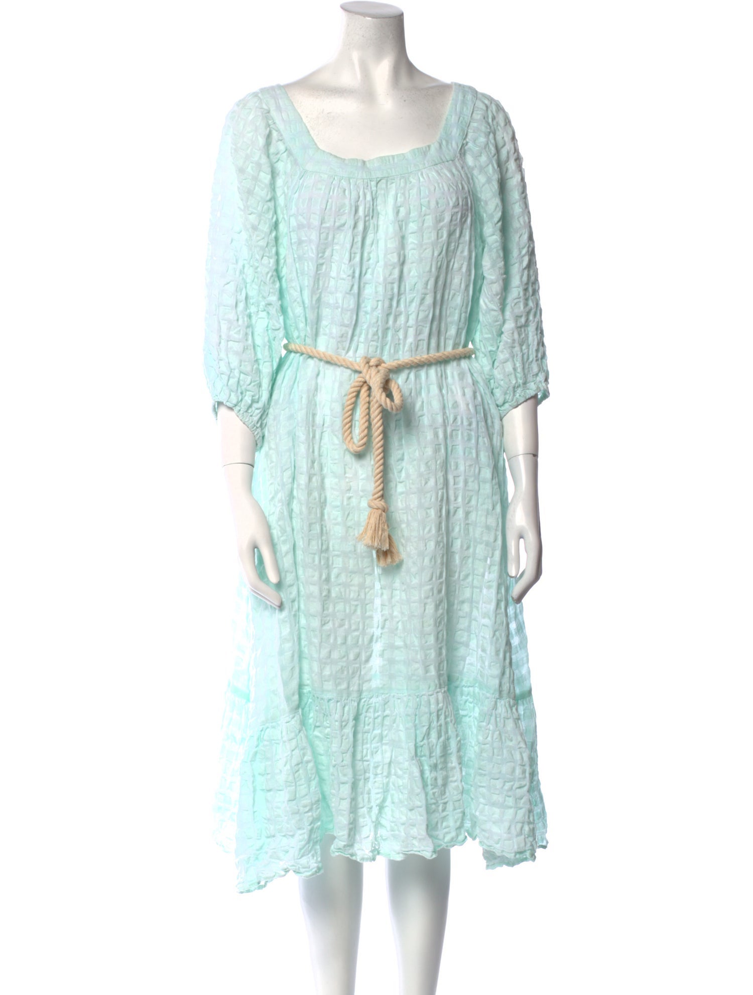 Lisa Marie Fernandez Linen Midi Length Dress