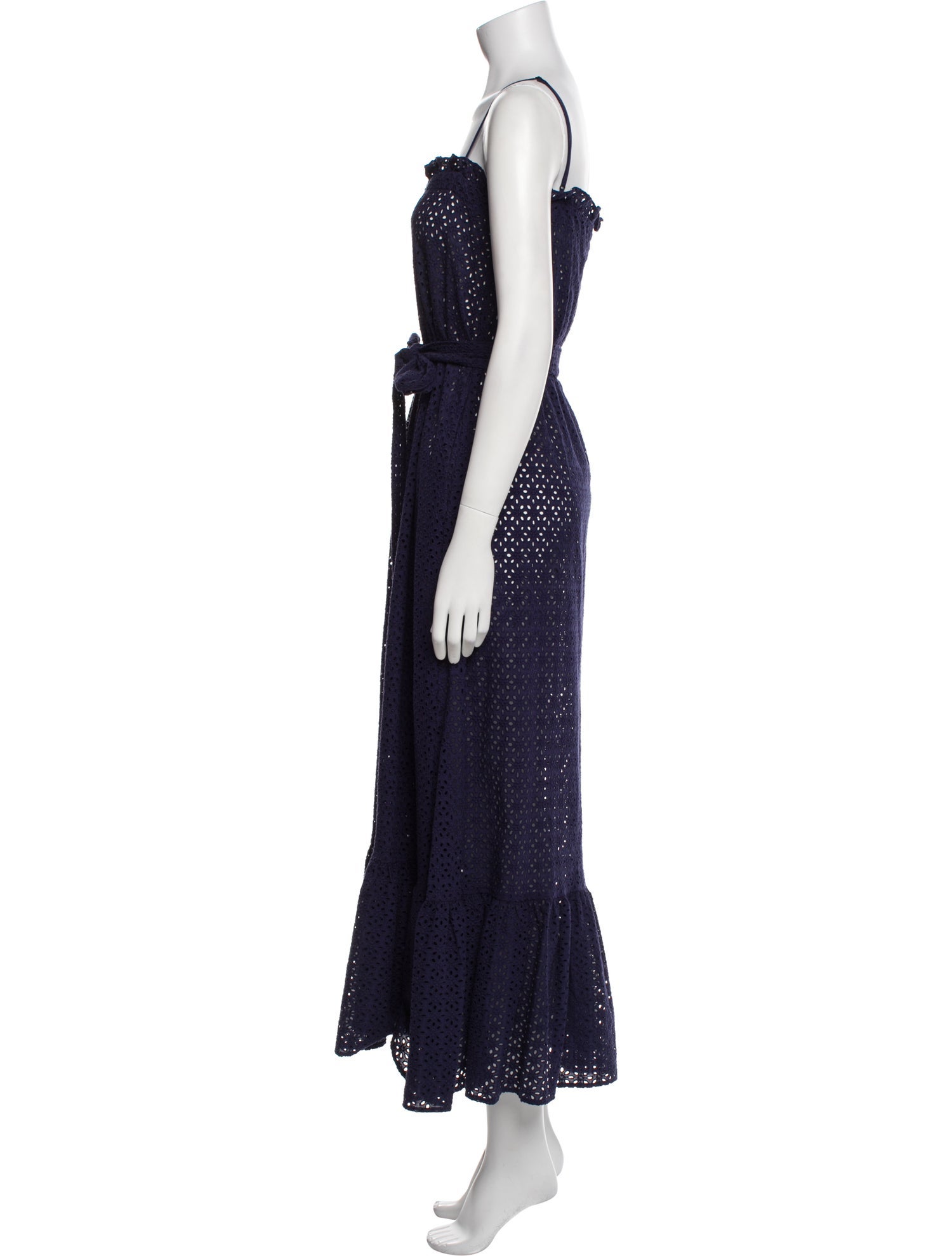 Lisa Marie Fernandez Square Neckline Long Dress