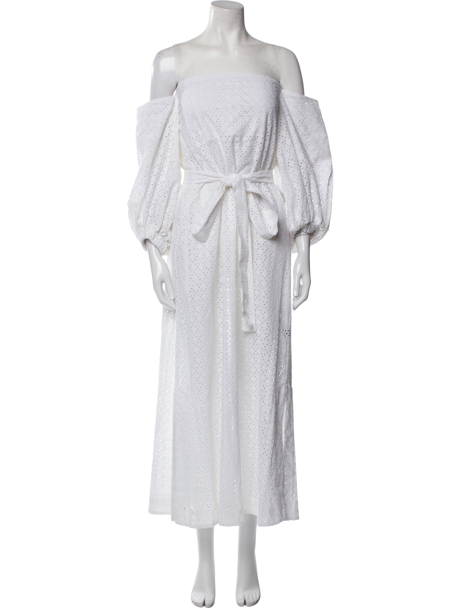 Lisa Marie Fernandez Off-The-Shoulder Long Dress