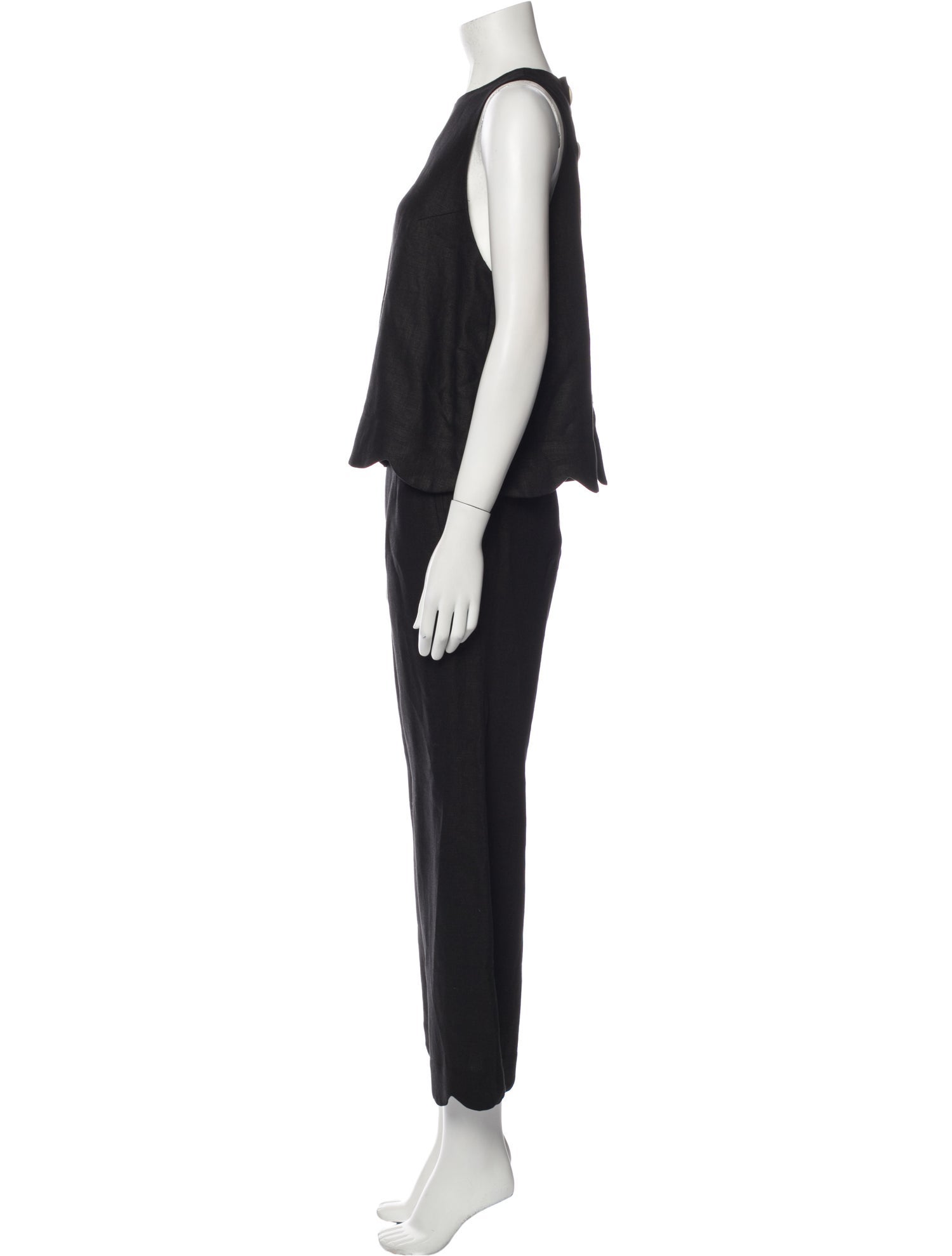 Lisa Marie Fernandez Linen Pantsuit