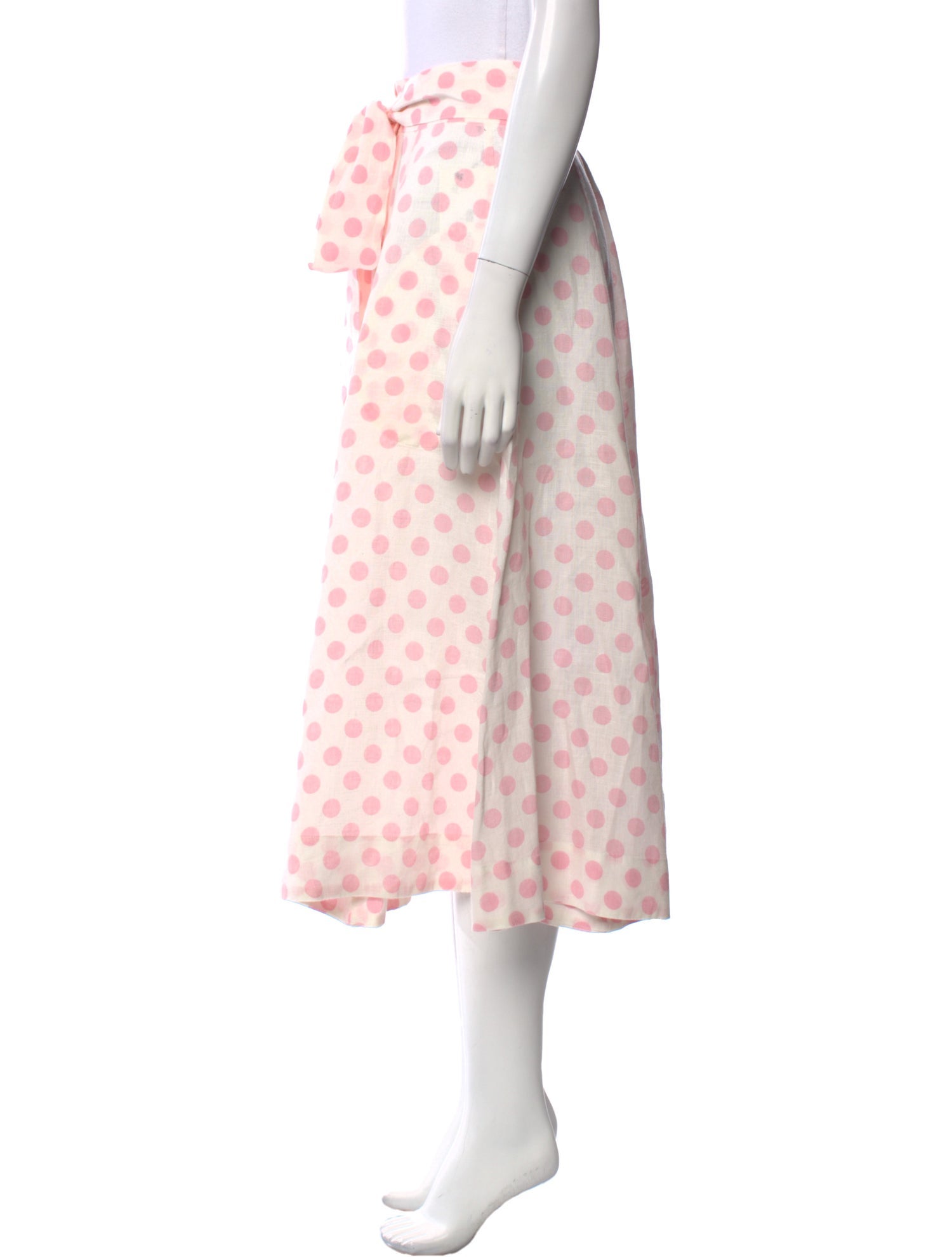 Lisa Marie Fernandez Linen Midi Length Skirt