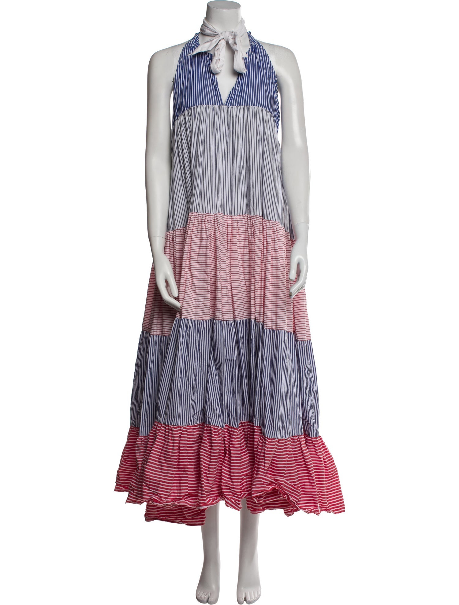 Lisa Marie Fernandez Striped Long Dress