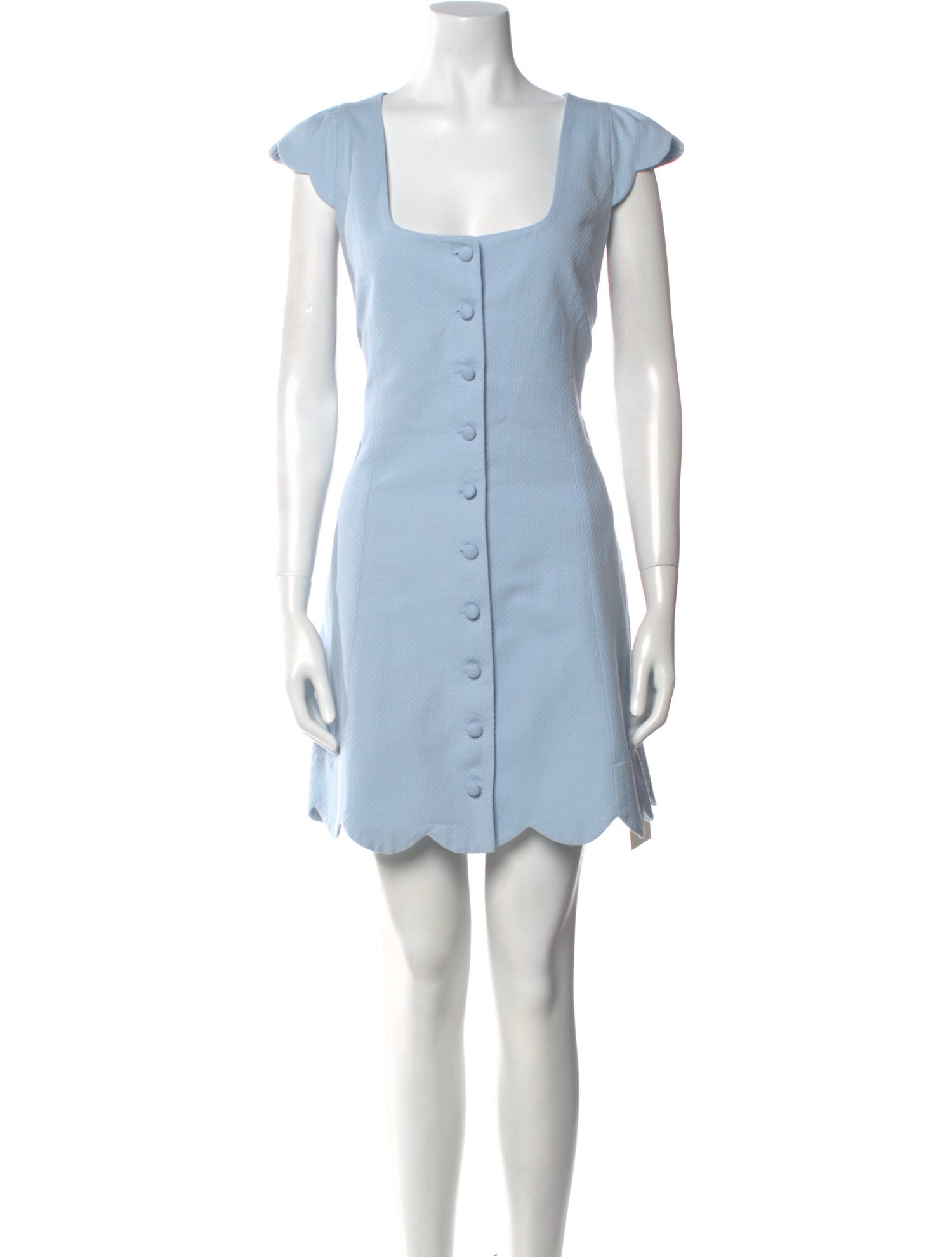 Lisa Marie Fernandez Square Neckline Mini Dress