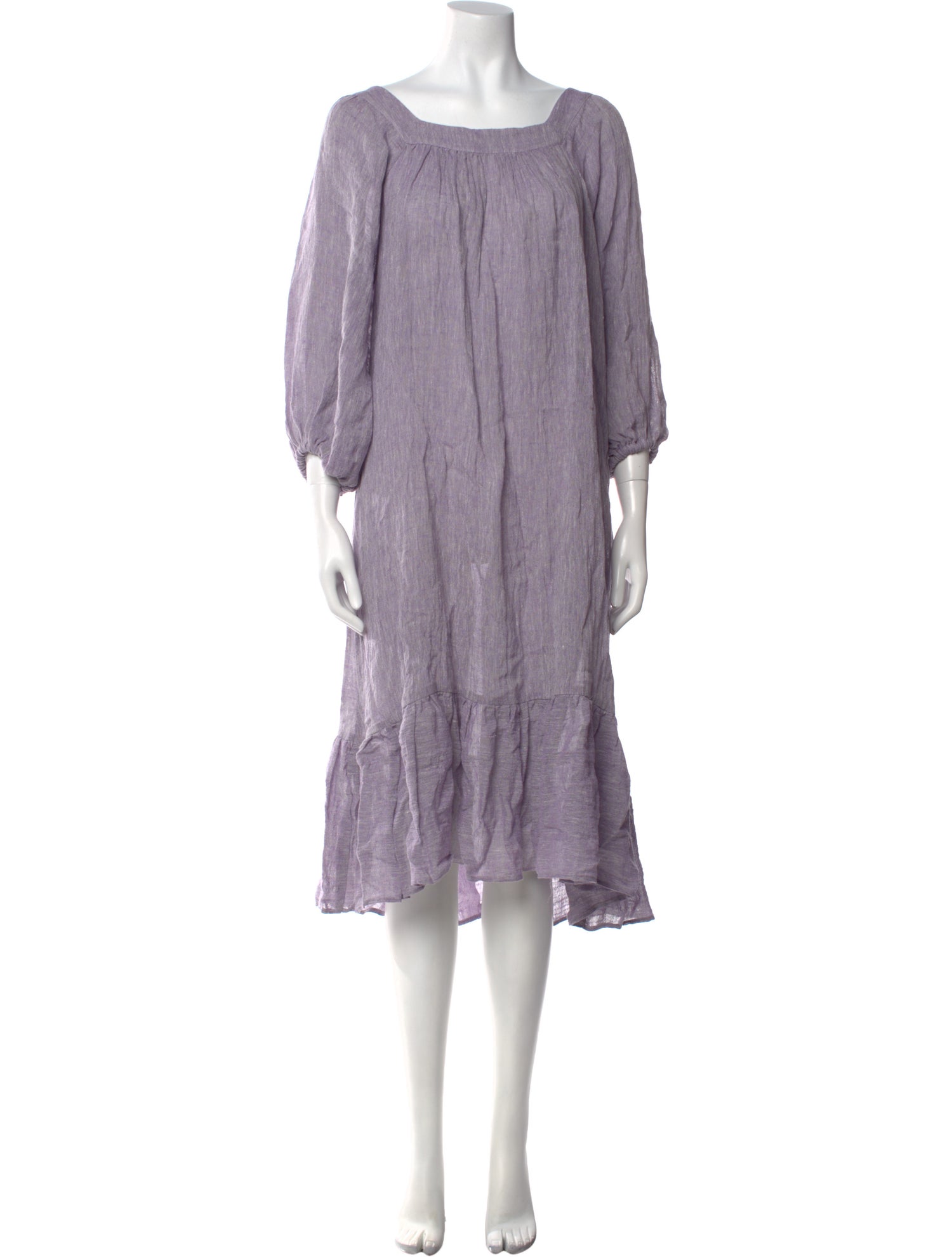 Lisa Marie Fernandez Linen Midi Length Dress