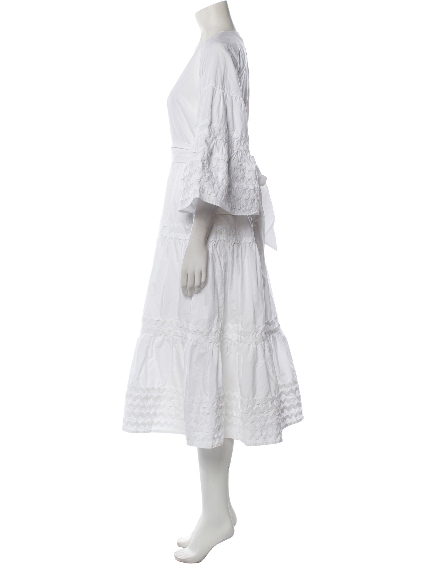 Lisa Marie Fernandez V-Neck Long Dress