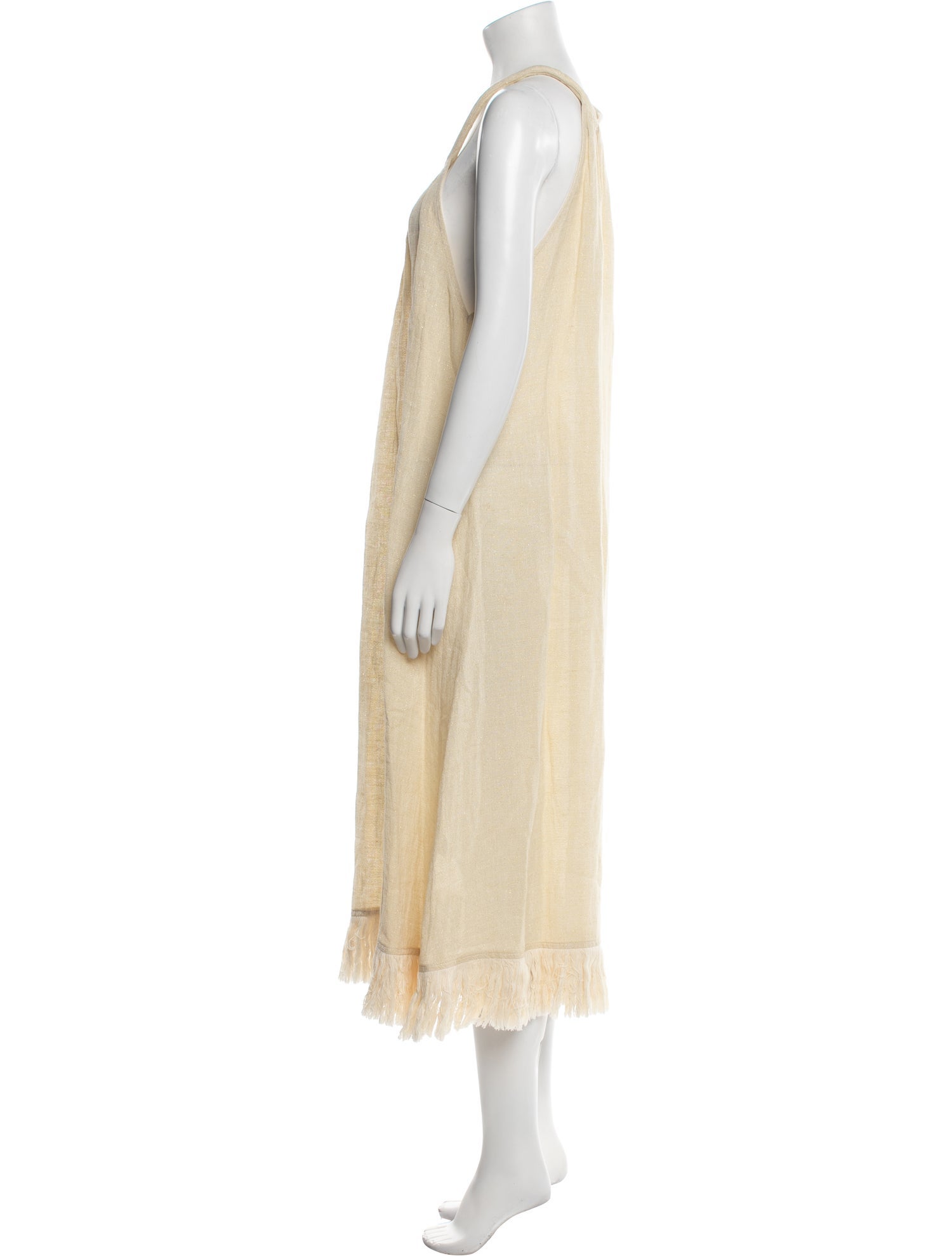 Lisa Marie Fernandez Linen Midi Length Dress