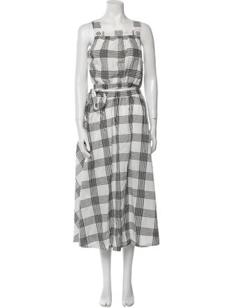 Lisa Marie Fernandez Plaid Print Skirt Set