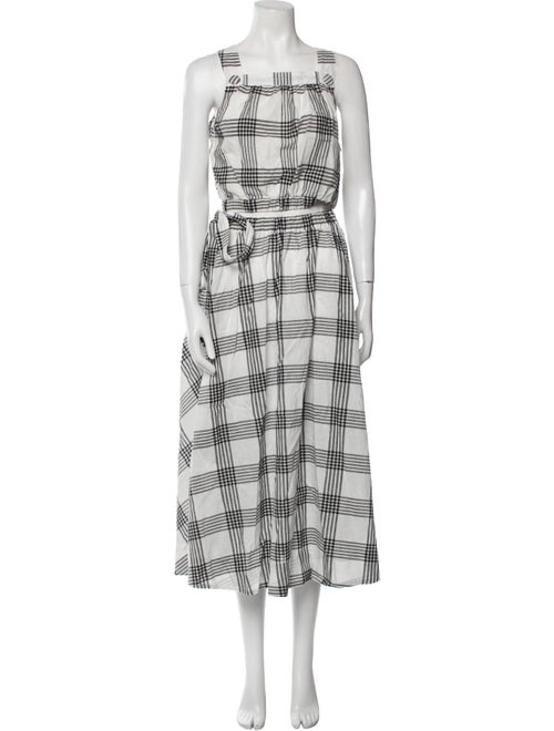 Lisa Marie Fernandez Plaid Print Skirt Set