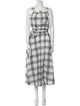 Lisa Marie Fernandez Plaid Print Skirt Set