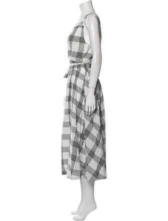 Lisa Marie Fernandez Plaid Print Skirt Set