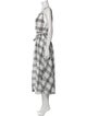 Lisa Marie Fernandez Plaid Print Skirt Set