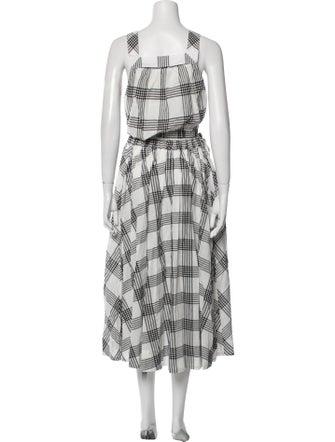 Lisa Marie Fernandez Plaid Print Skirt Set