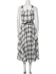 Lisa Marie Fernandez Plaid Print Skirt Set