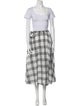 Lisa Marie Fernandez Plaid Print Skirt Set