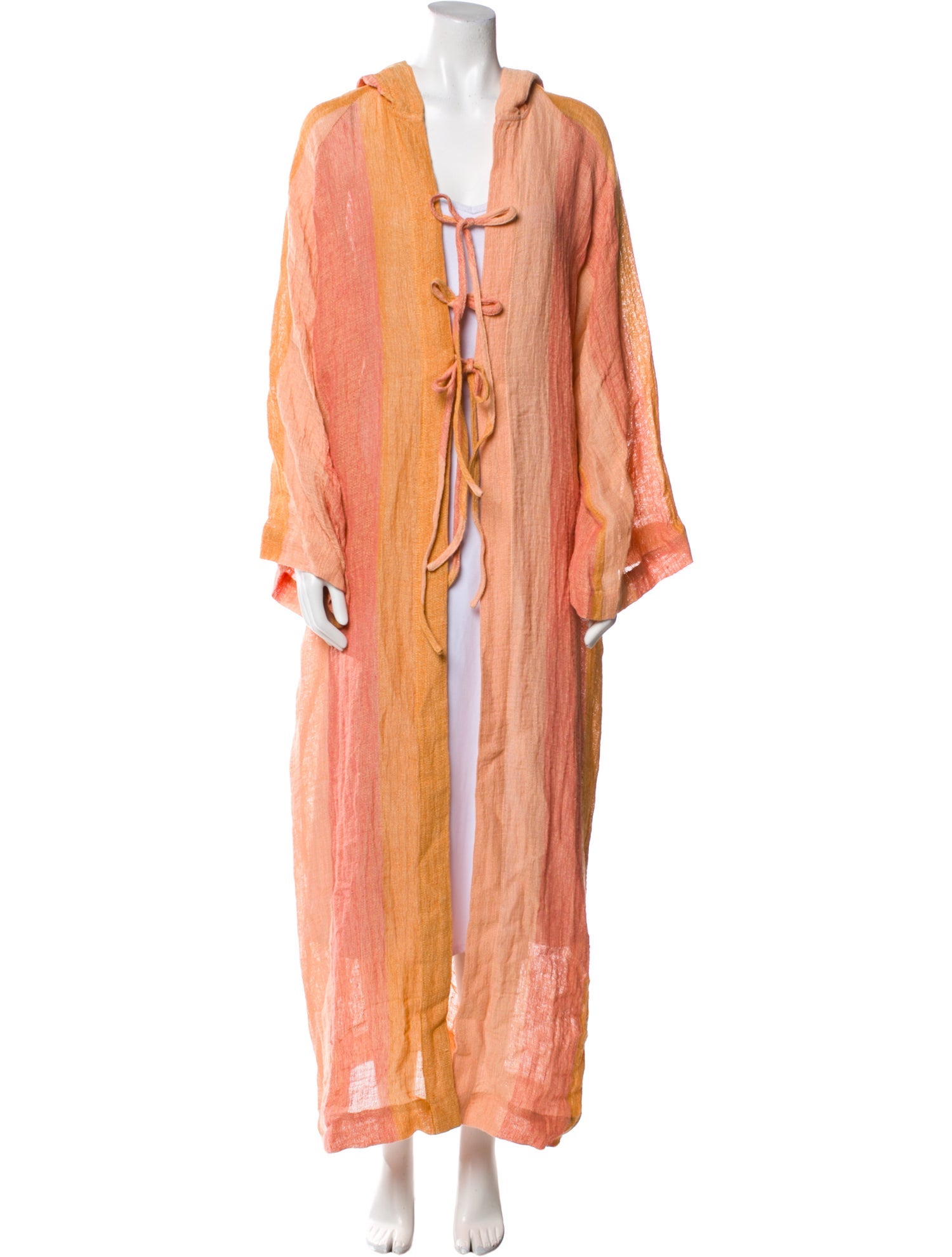 Lisa Marie Fernandez Linen Printed Coat