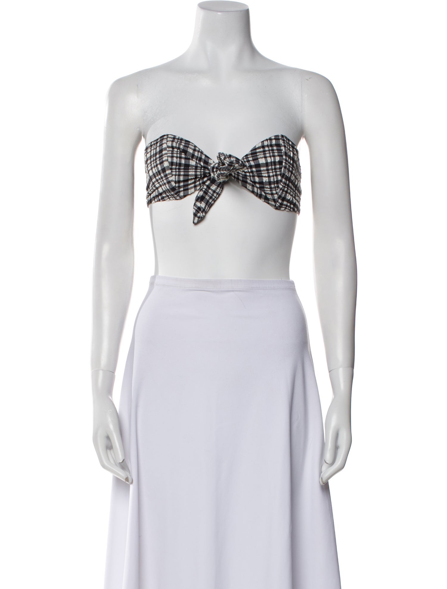Lisa Marie Fernandez Strapless Crop Top