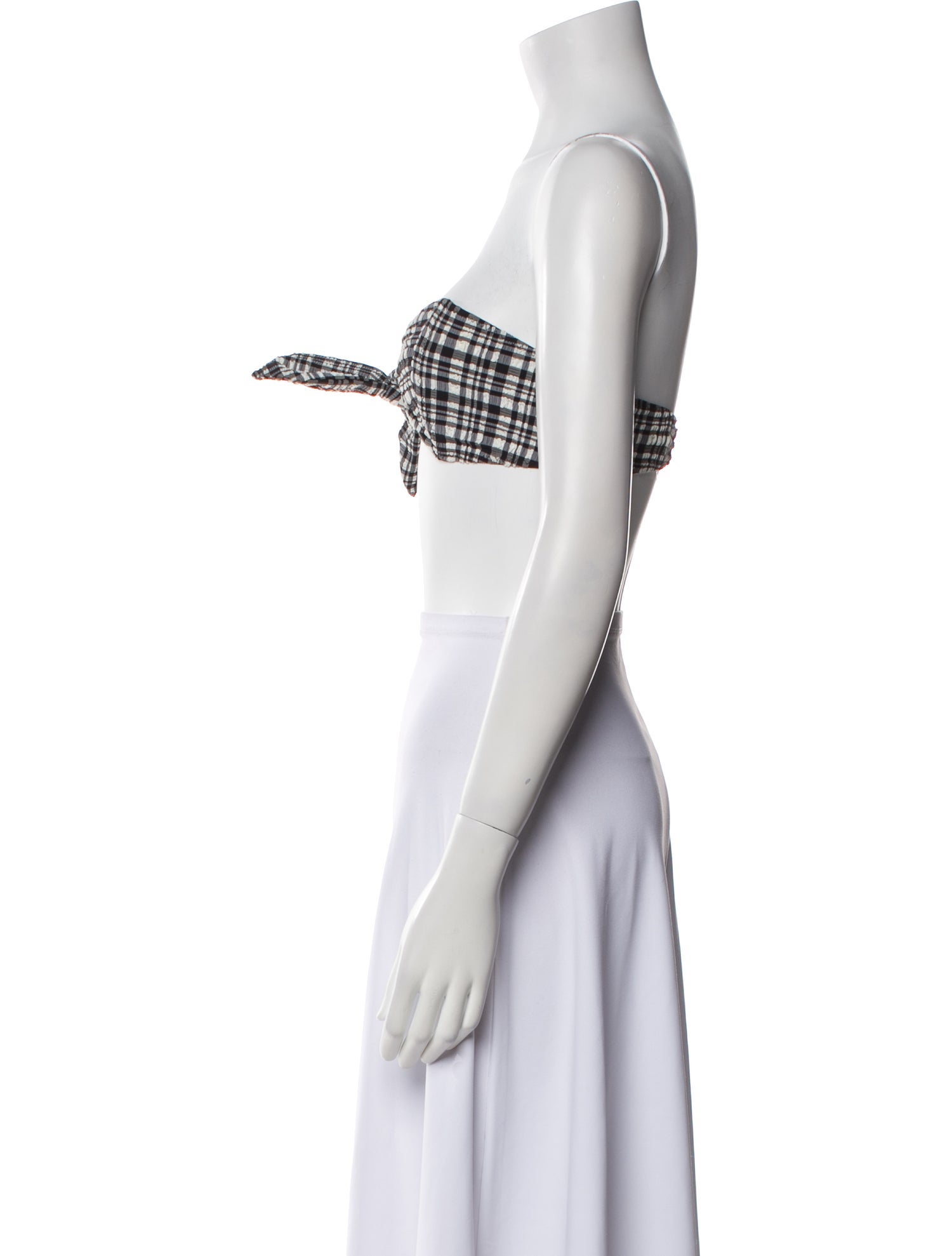 Lisa Marie Fernandez Strapless Crop Top