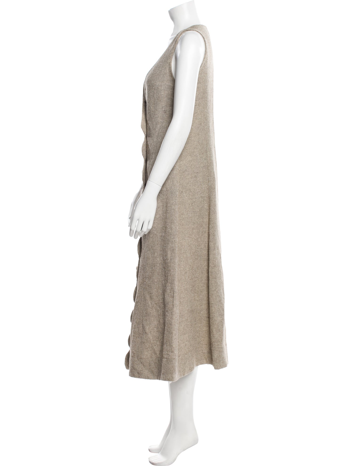 Lisa Marie Fernandez Linen Midi Length Dress
