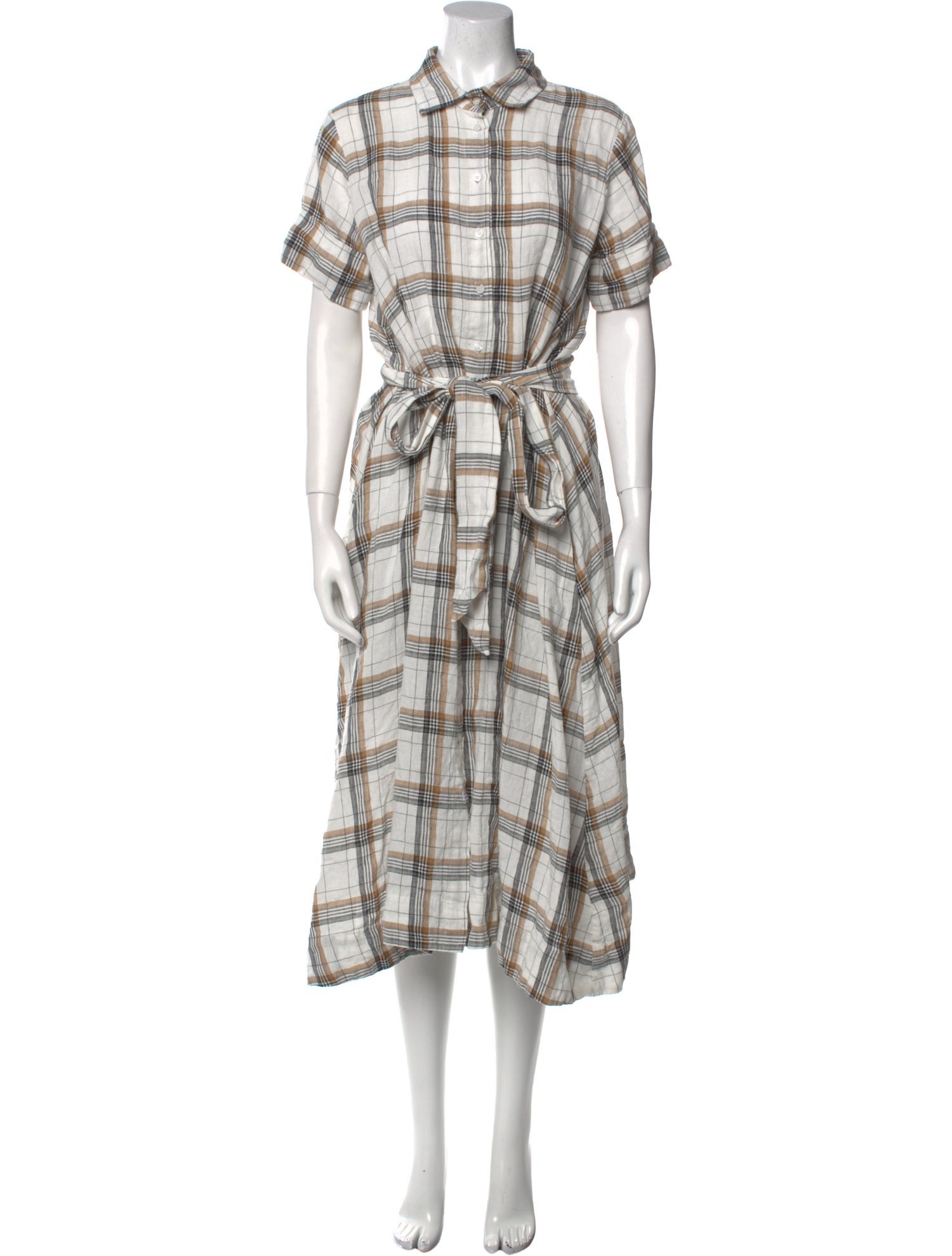 Lisa Marie Fernandez Linen Midi Length Dress