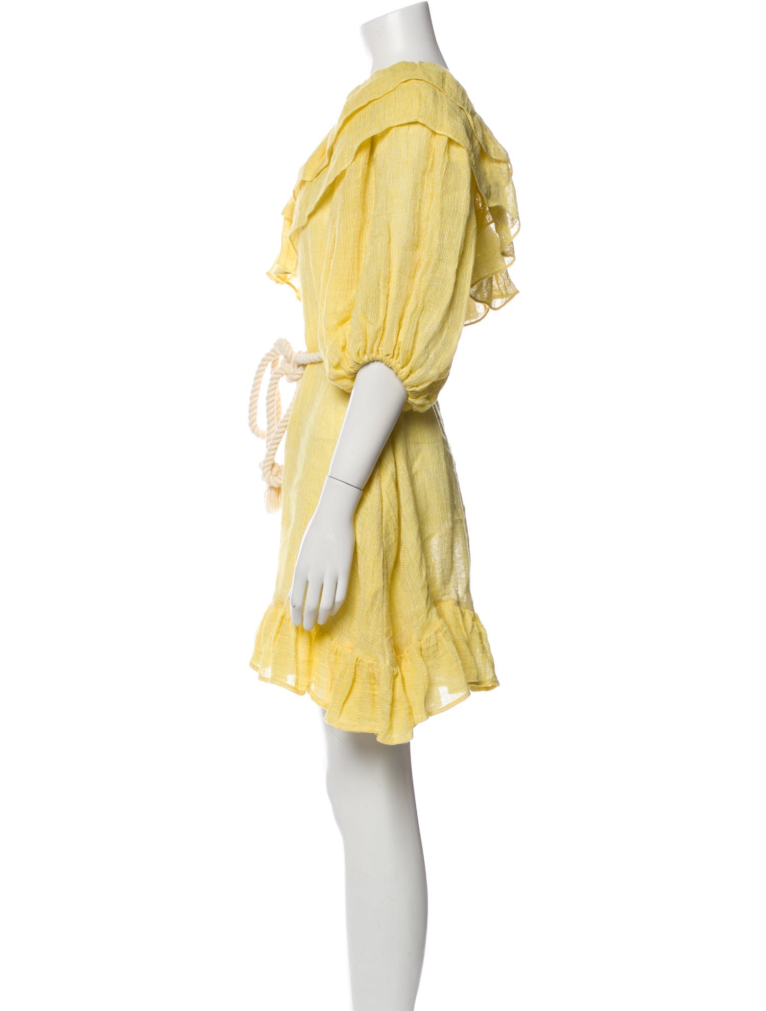 Lisa Marie Fernandez One-Shoulder Mini Dress