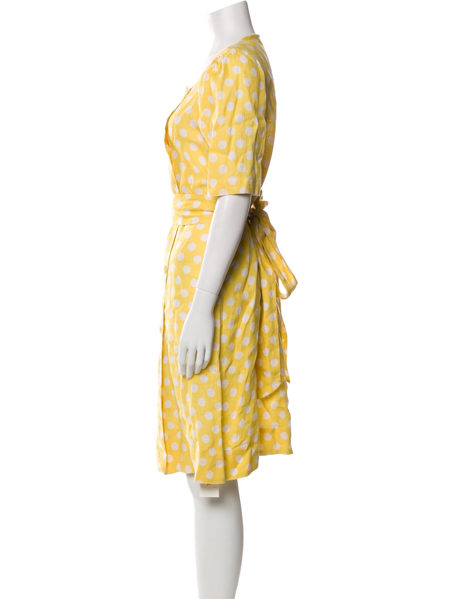 Lisa Marie Fernandez Linen Knee-Length Dress