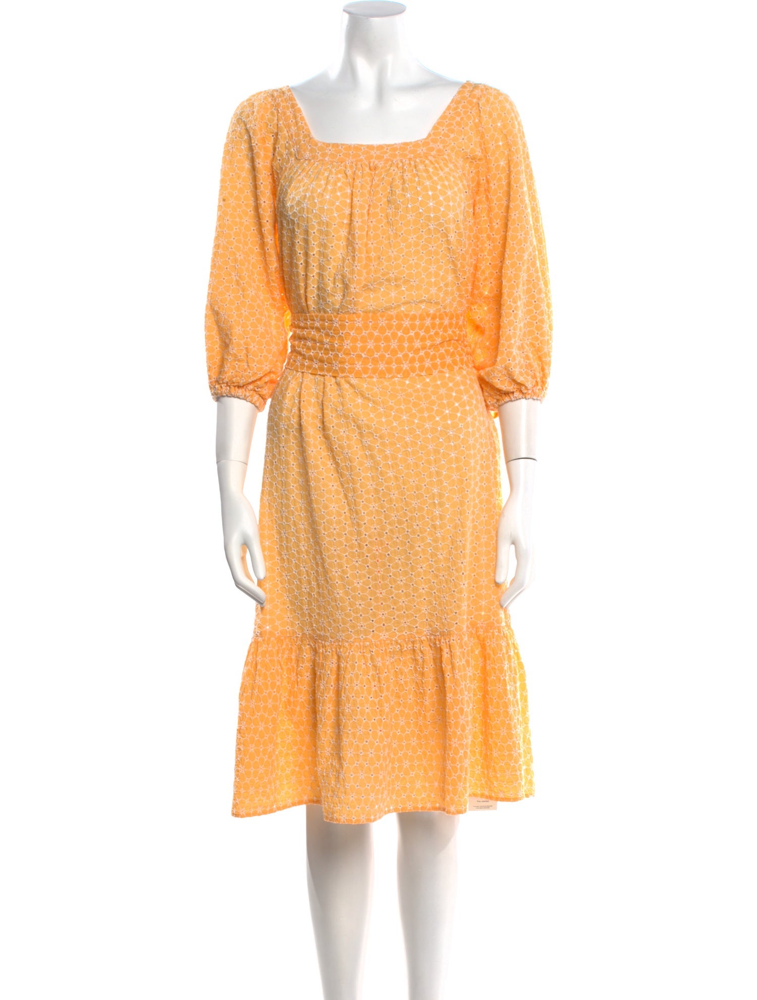 Lisa Marie Fernandez Polka Dot Print Knee-Length Dress