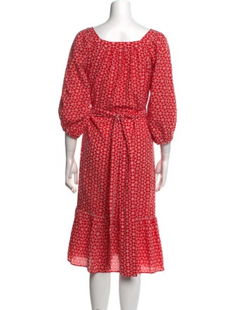 Lisa Marie Fernandez Printed Knee-Length Dress