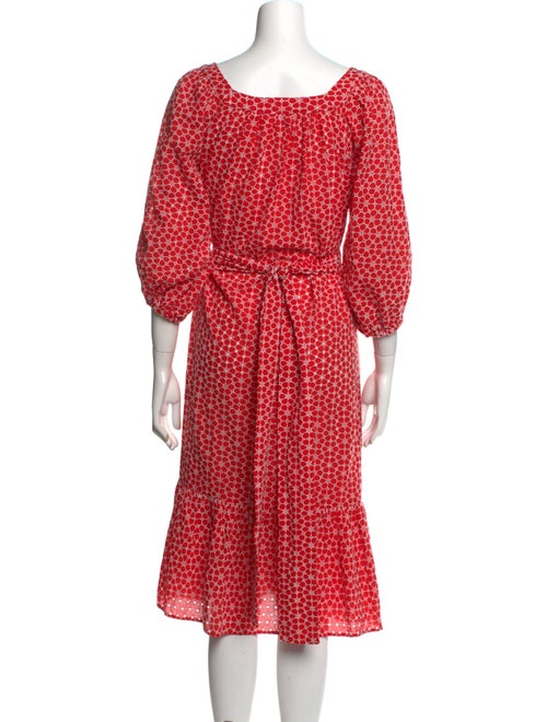 Lisa Marie Fernandez Printed Knee-Length Dress