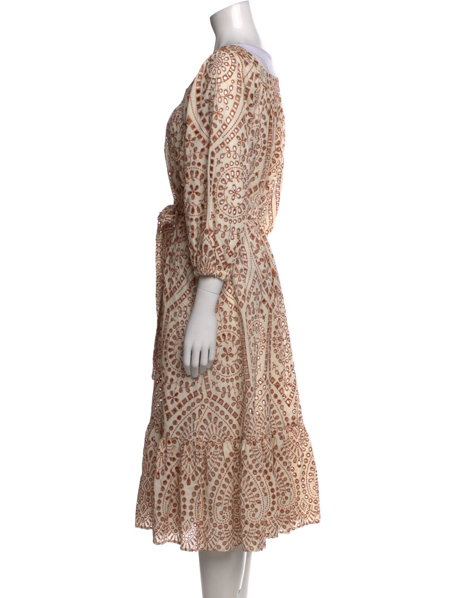 Lisa Marie Fernandez Printed Midi Length Dress