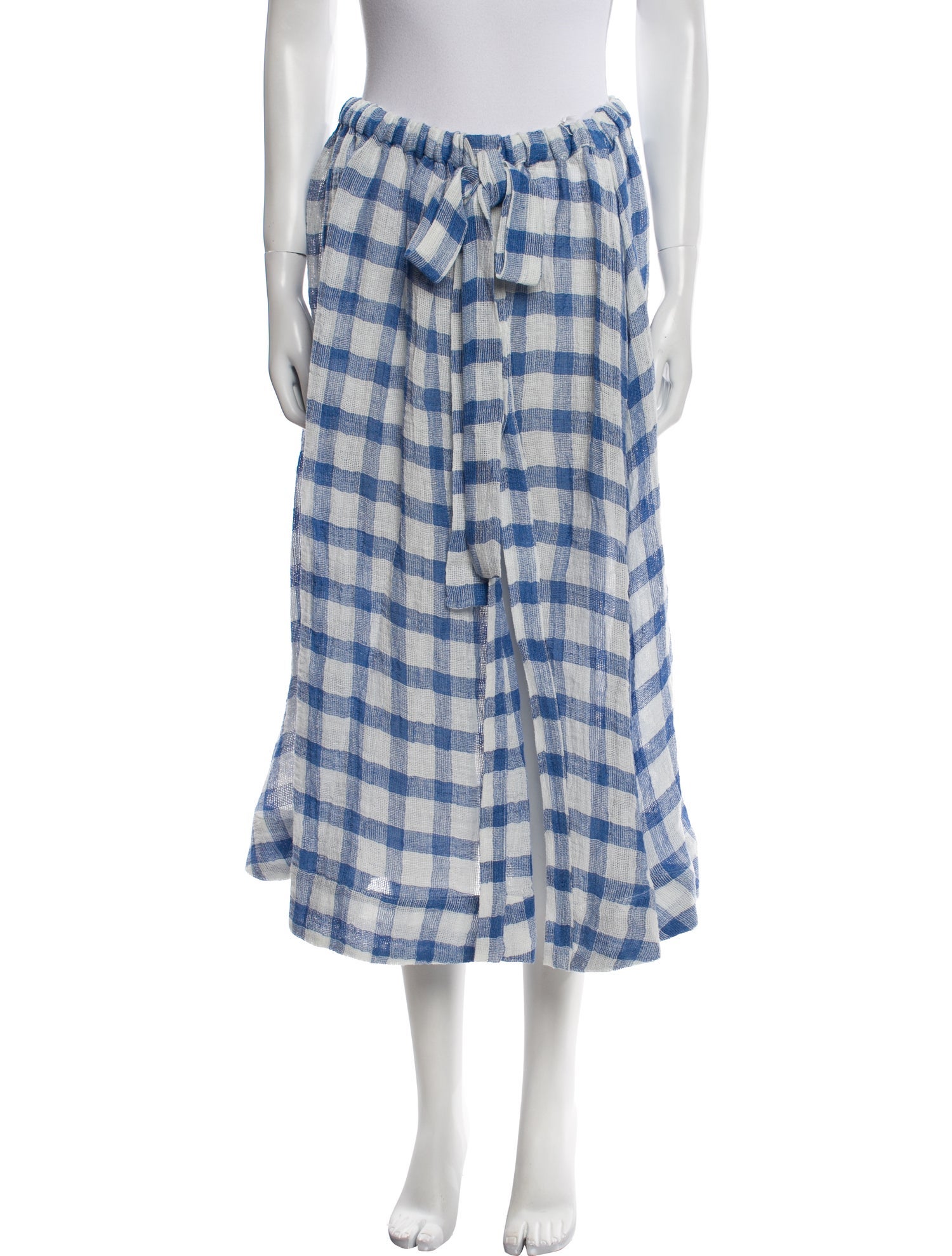 Lisa Marie Fernandez Linen Midi Length Skirt w/ Tags