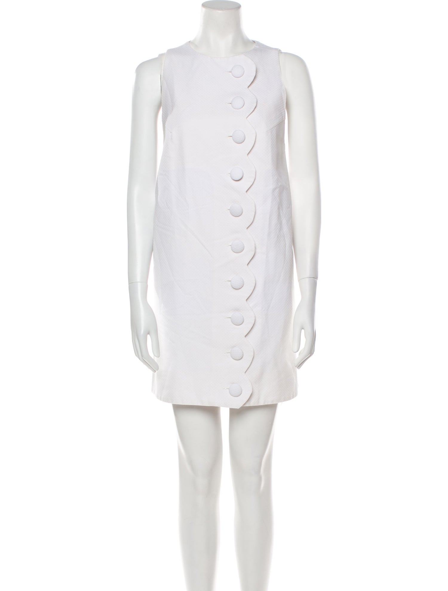 Lisa Marie Fernandez Crew Neck Mini Dress