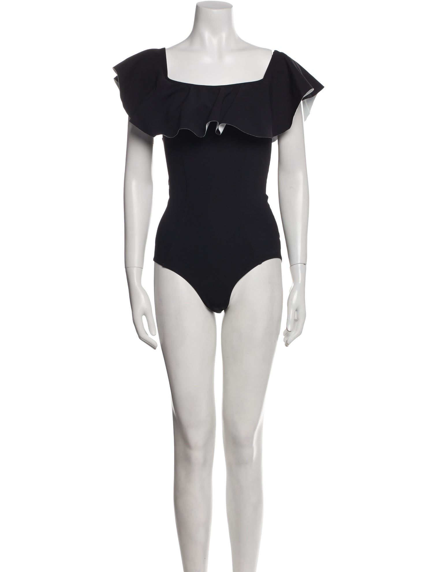 Lisa Marie Fernandez Ruffle Embellishment One-Piece w/ Tags