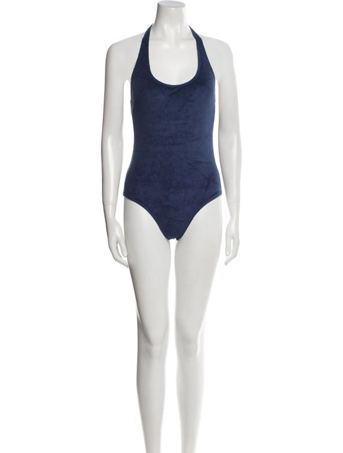 Lisa Marie Fernandez Halterneck Sleeveless Bodysuit