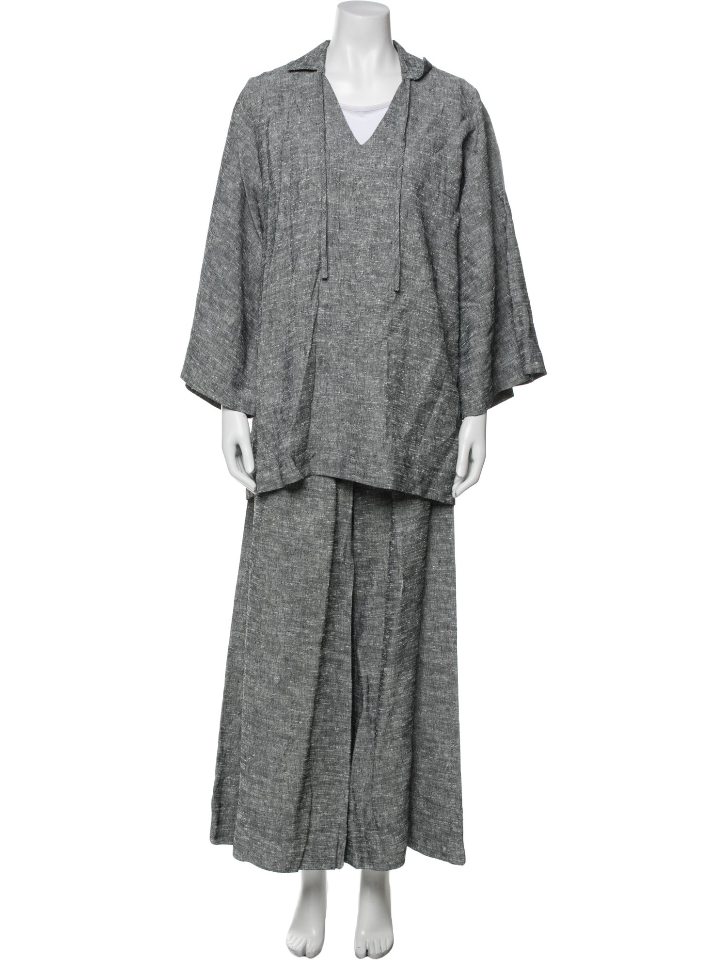 Lisa Marie Fernandez Linen Printed Pant Set