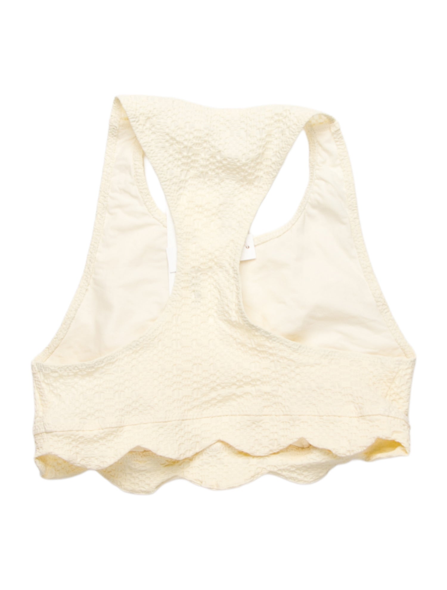 Lisa Marie Fernandez Scalloped Accent Top