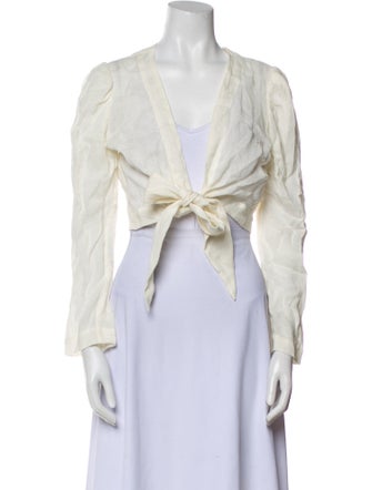 Lisa Marie Fernandez Linen Bolero