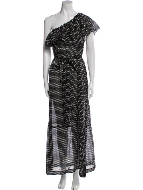 Lisa Marie Fernandez Polka Dot Print Long Dress