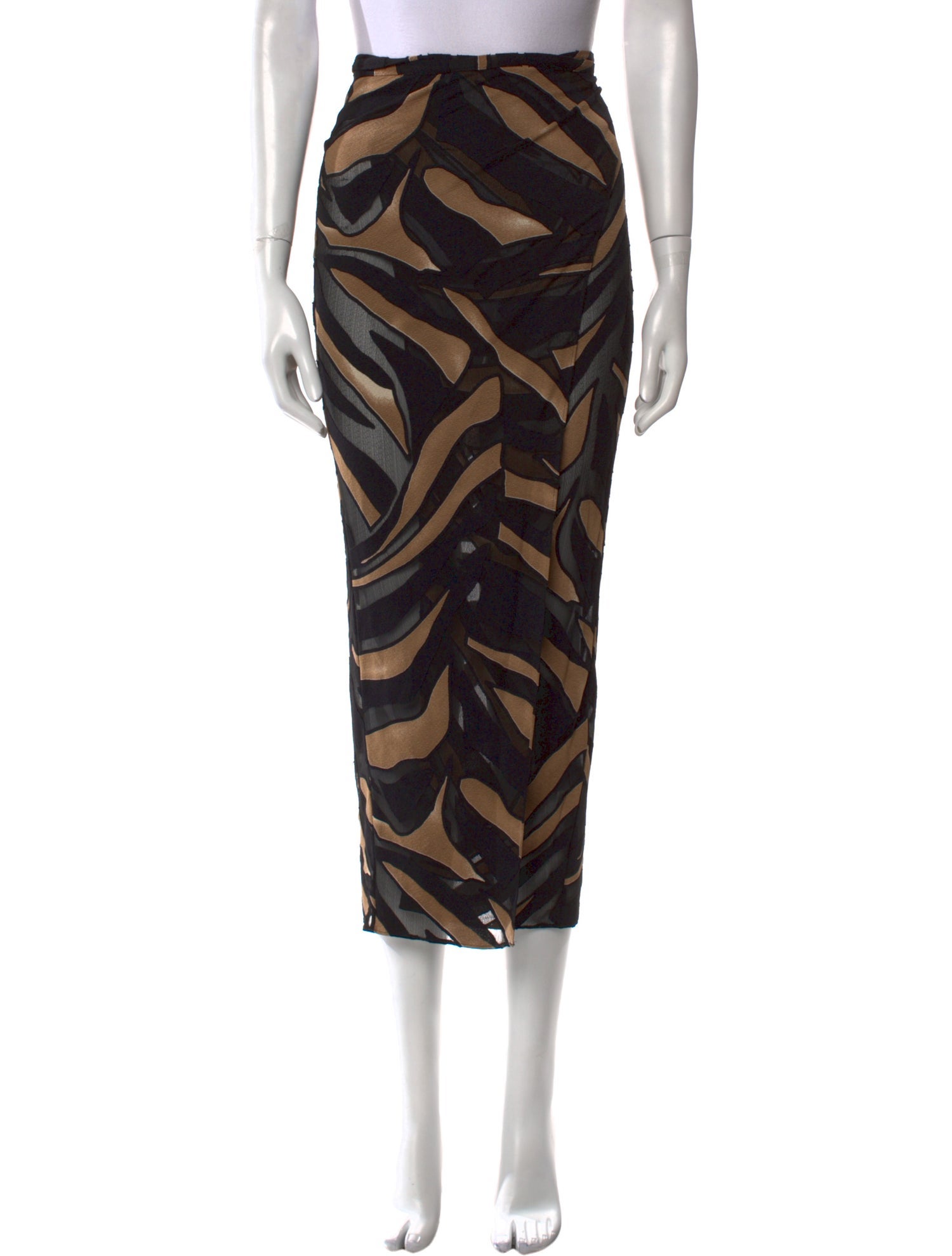 Lisa Marie Fernandez Striped Midi Length Skirt