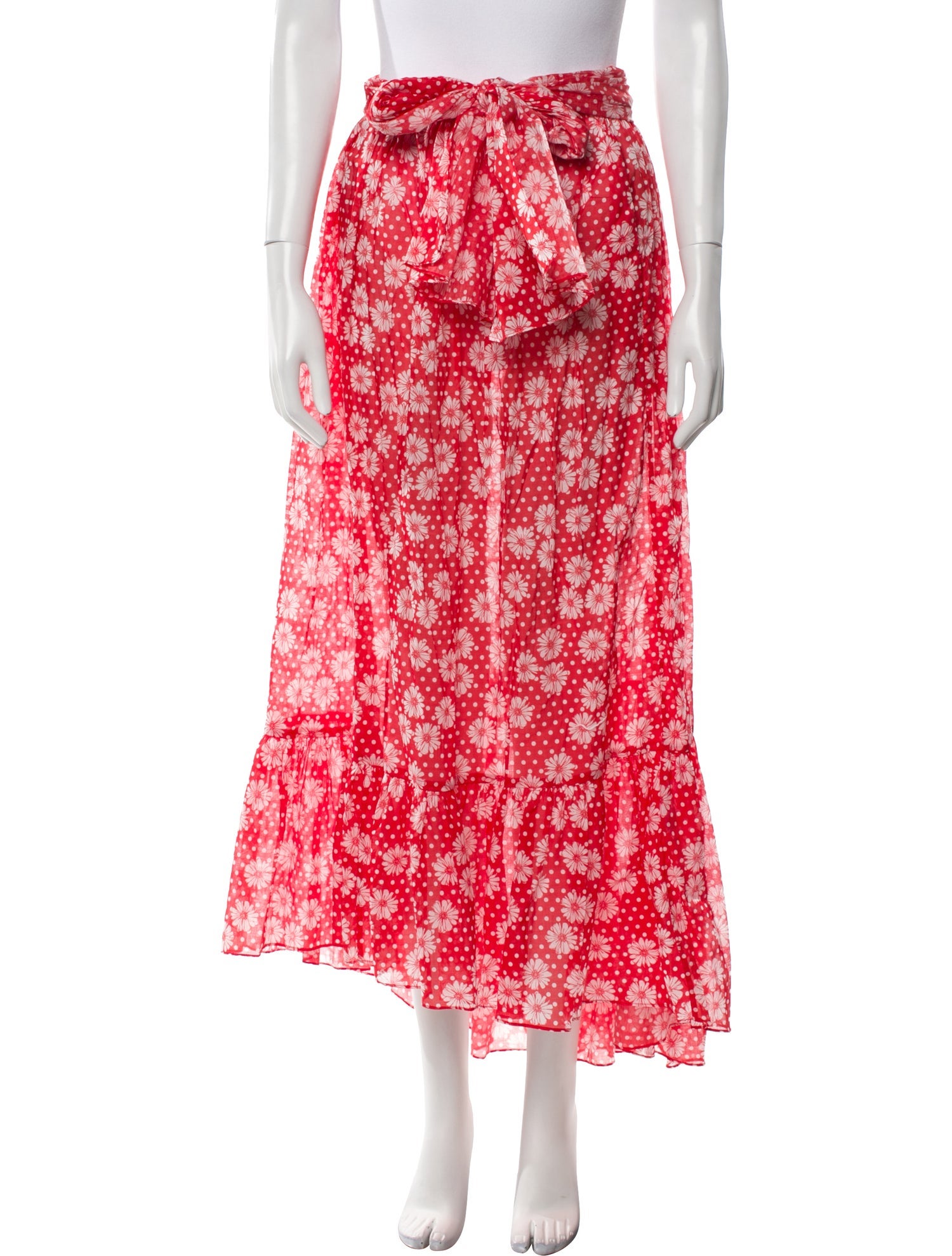 Lisa Marie Fernandez Floral Print Long Skirt