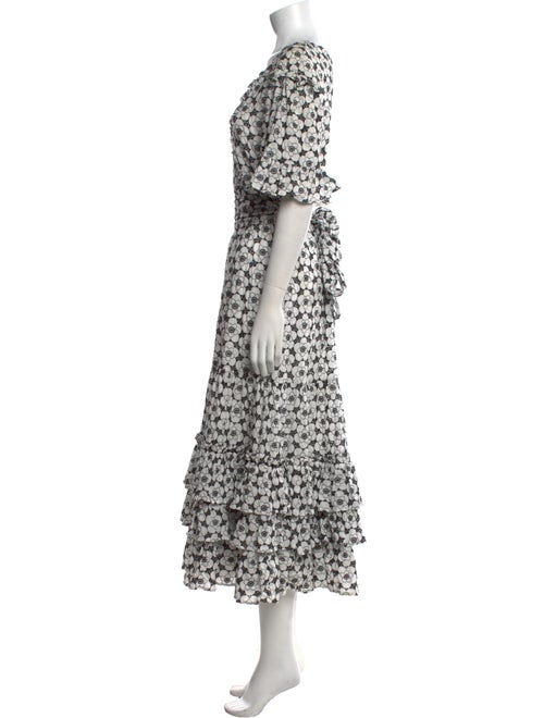 Lisa Marie Fernandez Floral Print Long Dress