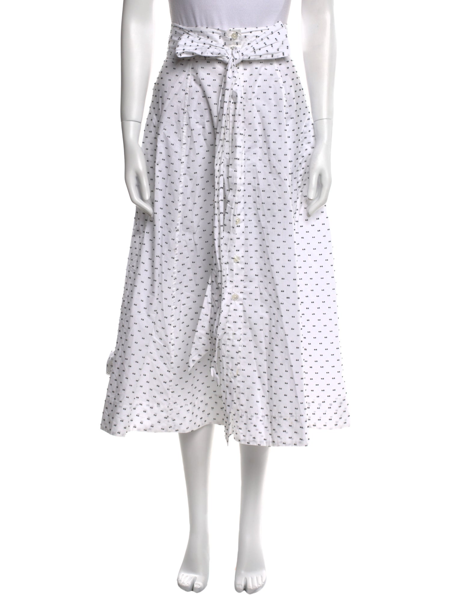 Lisa Marie Fernandez Printed Midi Length Skirt